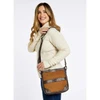 Walnut Dubarry Womens Ardmore Messenger Bag On Model