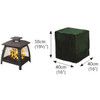 Small Square Fire Pit Cover Dimensions