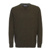Seaweed Barbour Mens Essential Lambswool V Neck Sweater