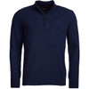 Navy Barbour Mens Tisbury 1/2 Zip