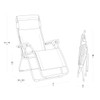 Lafuma Air Comfort Futura Sun Lounger Dimensions