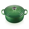 Le Creuset 24cm Cast Iron Round Casserole Dish Bamboo Green