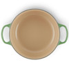  Le Creuset 24cm Cast Iron Round Casserole Dish Bamboo Green