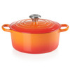 Le Creuset 30cm Cast Iron Round Casserole Dish Volcanic