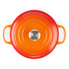 Le Creuset 30cm Cast Iron Round Casserole Dish Volcanic
