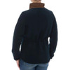 Dark Navy Alan Paine Ladies Aylsham Fleece Jacket On Model Rear