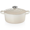 Le Creuset 20cm Cast Iron Round Casserole Dish Meringue