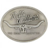 R.M. Williams Logo Belt Buckle Silver