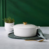 Le Creuset 27cm Cast Iron Oval Casserole Dish White