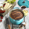 Le Creuset 29cm Cast Iron Oval Casserole Dish Teal