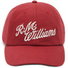 Red R.M. Williams Mens Script Cap