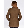 Walnut Dubarry Joyce Leather Jacket On Model Back