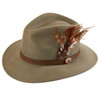 Oat Alan Paine Unisex Richmond Single Feather Felt Hat