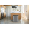 Matt Steel Fingerprint Proof Brabantia Bo Touch Bin 2x30 Litre Lifestyle