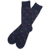 Navy Pheasant Barbour Mens Mavin Sock