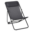 Obsidian Lafuma Maxi Transat Plus Batyline DUO Deck Chair