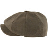Loden Green Herringbone Tweed Schoffel Mens Newsboy Cap