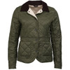 Olive Barbour Womens Deveron Polarquilt Jacket