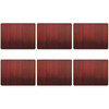 Denby Colours Red Set Of 6 Placemats