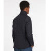 Navy Barbour Lutz Quilted Jacket On Model Rear