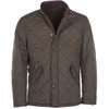 Olive Barbour Mens Powell Quilted Jacket