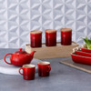 Le Creuset Stoneware Classic Teapot Cerise
