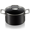 Le Creuset Toughened Non-Stick Deep Casserole With Glass Lid 20cm