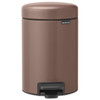 Satin Taupe Brabantia newIcon Pedal Bin 3 Litre