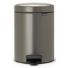 Platinum Brabantia newIcon Pedal Bin 5 Litre Plastic Bucket