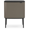 Mineral Concrete Grey Brabantia Bo Touch Bin 36 Litre