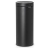 Mineral Moonlight Black Brabantia Touch Bin New 30 Litre