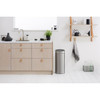 Matt Steel Fingerprint Proof Brabantia Touch Bin New 30 Litre Lifestyle