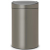 Platinum Brabantia Touch Bin Recycle 10+23 Litre