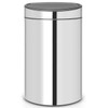 Brilliant Steel Brabantia Touch Bin 40 Litre