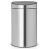 Matt Steel Brabantia Touch Bin 40 Litre