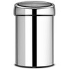 Brilliant Steel Brabantia Touch Bin 3 Litre