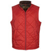 Dark Red Barbour Mens Finn Quilted Gilet