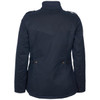 Navy Barbour Winter Defence Wax Jacket Rear