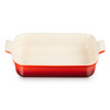 Le Creuset 32cm Stoneware Heritage Rectangular Dish Cerise