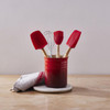 Le Creuset Stoneware Small Utensil Jar Cerise