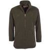 Olive Green Barbour Mens Dunmoor Fleece Jacket
