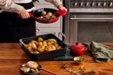 Le Creuset Roast Potatoes with Confit Garlic