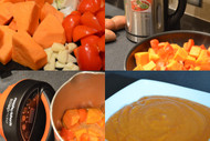 Sweet Potato and Red Pepper Soup in a Soup Maker