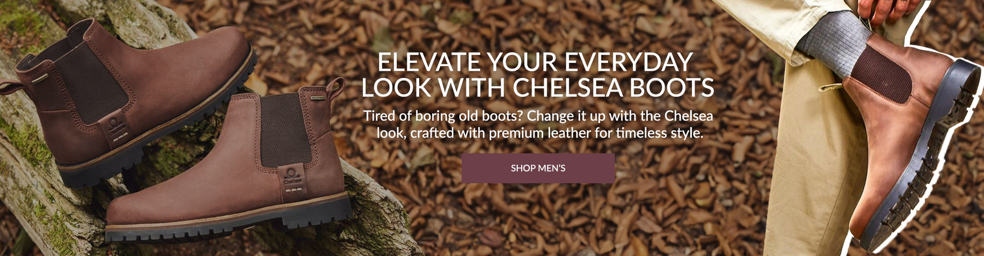 Elevate your everyday look with Chelsea Boots for men