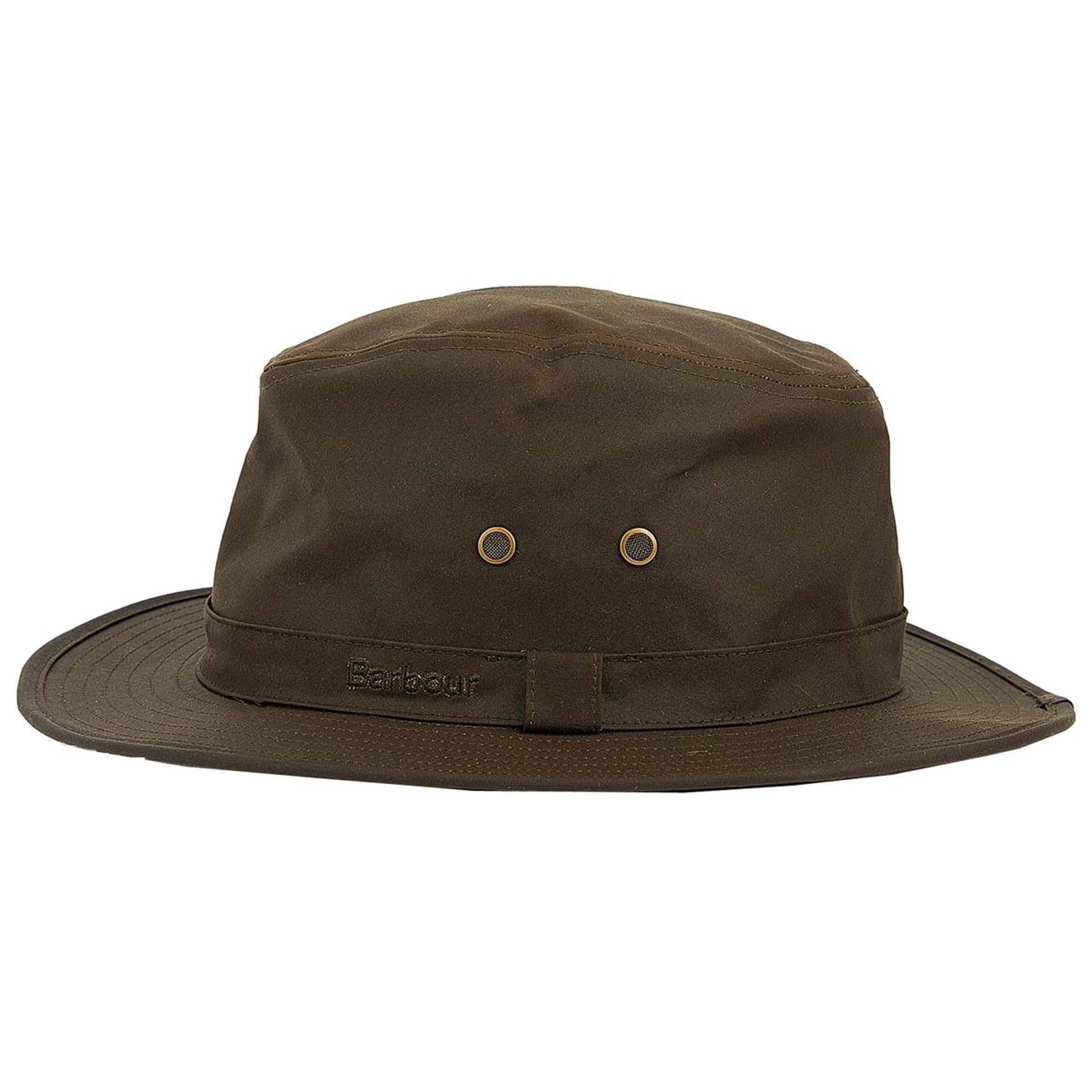 Barbour Mens Dawson Wax Safari Hat
