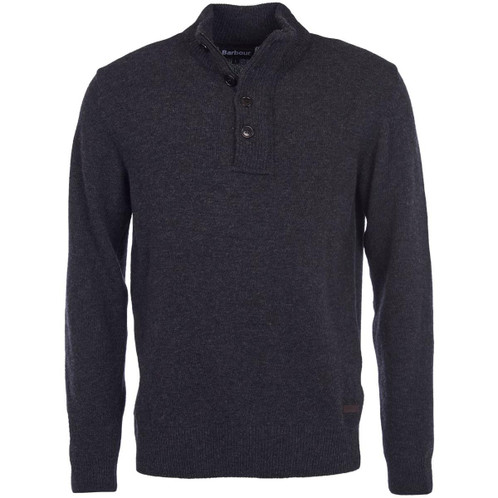 Charcoal Barbour Mens Patch Half Zip