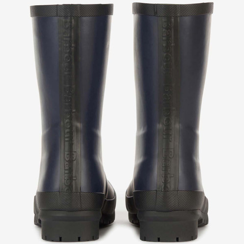 Navy Barbour Womens Banbury Wellington Boots set back
