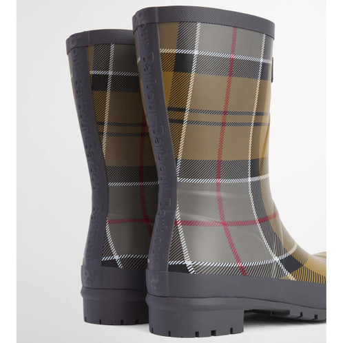 Dress Tartan Barbour Womens Banbury Wellington Boots back