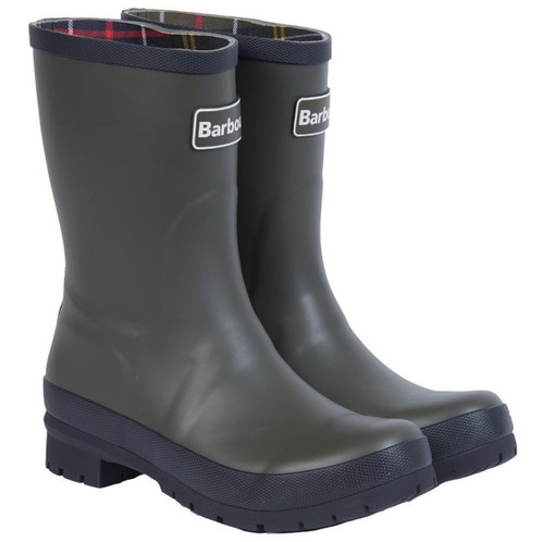 Olive Barbour Womens Banbury Wellington Boots