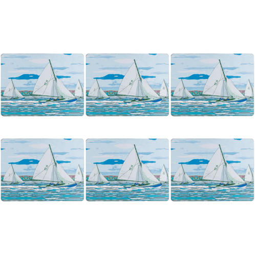 Denby Sailing Set Of 6 Placemats